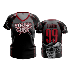 1435 FD Womens V-Neck YOUNG-GUNS-1