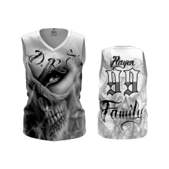 3383 FD Womens V-Neck Sleeveless DRS-2