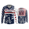 2385 FD Womens V-Neck Longsleeve FSK-EAGLES-2022