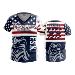 2385 FD Womens V-Neck FSK-EAGLES-2022