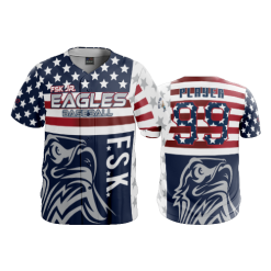 2385 FD ProTek Mens Full Button Down - CL FSK-EAGLES-2022
