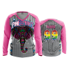 2730 FD Womens V-Neck Longsleeve COMMUNITY-BEER-WORKS-FLO INK + $5