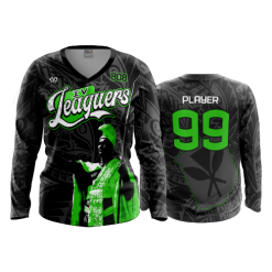 3399 FD Womens V-Neck Longsleeve IV-LEAGUERS-1