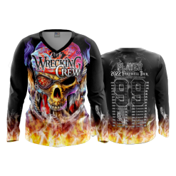 3389 FD Womens V-Neck Longsleeve WRECKING-CREW-2022