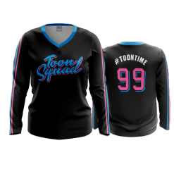 3387 FD Womens V-Neck Longsleeve TOON-SQUAD-1
