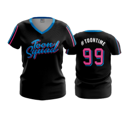 3387 FD Womens V-Neck TOON-SQUAD-1