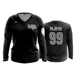 2912 FD Womens V-Neck Longsleeve NWL-1
