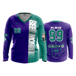 1592 FD Womens V-Neck Longsleeve BEER-MONEY-2022-2