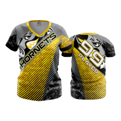 3385 FD Womens V-Neck HORNETS-1