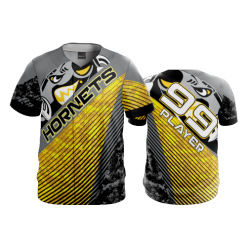 3385 FD ProTek Mens Full Button Down - CL HORNETS-1