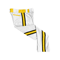 3385 CL WHITE CUSTOM BRAID MENS PANT HORNETS-2