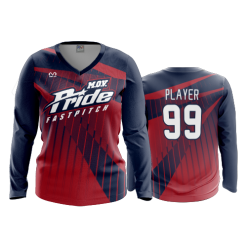 3388 FD Womens V-Neck Longsleeve MOV-PRIDE-LOCKHART-ADDS