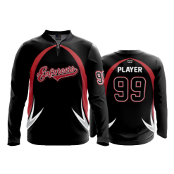 2465 FD Quarter Zip Batting Jacket LS ENFORCERS-ADDONS