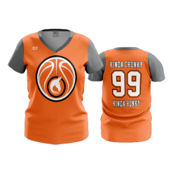 3394 FD Womens V-Neck NA-DONKEY-BASKETBALL