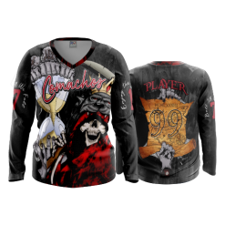 2450 FD Womens V-Neck Longsleeve COMACHOS-1