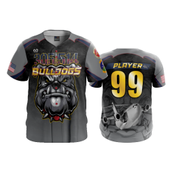 3397 FD ProTek Mens Full Button Down - CL BULLDOGS-1