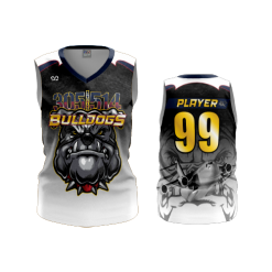 3397 FD Womens V-Neck Sleeveless BULLDOGS-2