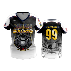 3397 FD Womens V-Neck BULLDOGS-2