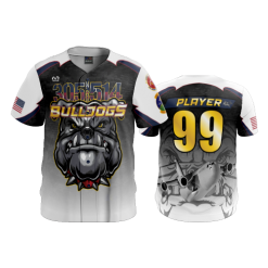 3397 FD ProTek Mens Full Button Down - CL BULLDOGS-2