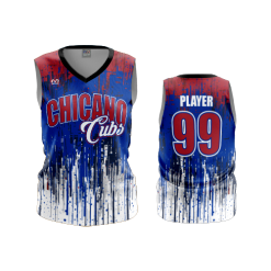 3400 FD Womens V-Neck Sleeveless CHICANO-CUBS-1