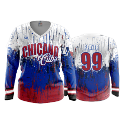 3400 FD Womens V-Neck Longsleeve CHICANO-CUBS-2