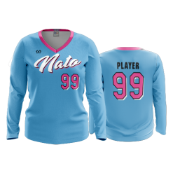3401 FD Womens V-Neck Longsleeve NATO-1