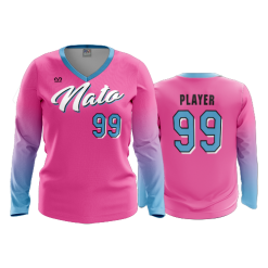 3401 FD Womens V-Neck Longsleeve NATO-2