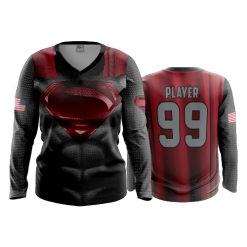 1051 FD Womens V-Neck Longsleeve SONS-OF-KRYPTON-1