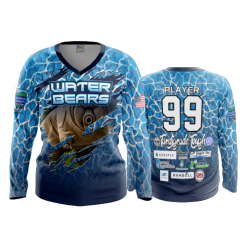 3142 FD Womens V-Neck Longsleeve WATER-BEARS-2022-1