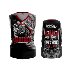3403 FD Womens V-Neck Sleeveless RHINO-1