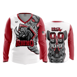 3403 FD Womens V-Neck Longsleeve RHINO-2