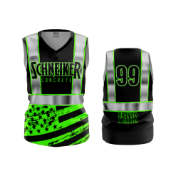 1472 FD Womens V-Neck Sleeveless SCHNEIKER-CONCRETE-1-FLO INK + $5