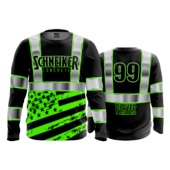 1472 FD Long Sleeve MENS SCHNEIKER-CONCRETE-1-FLO INK + $5