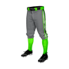 1472 CL KNICKERS CUSTOM BRAIDED BALL PANT SCHNEIKER-CONCRETE-2-FLO INK + $5