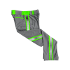 1472 CL CHARCOAL CUSTOM BRAID MENS PANT SCHNEIKER-CONCRETE-2-FLO INK + $5