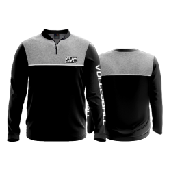 3404 FD Quarter Zip LS - Ribbed Collar SPIKETOWN-QUARTER-ZIPS