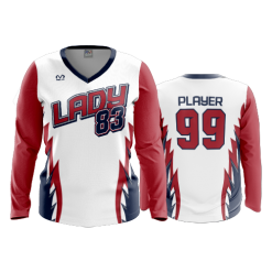 3414 FD Womens V-Neck Longsleeve LADY-83-2