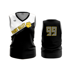 3421 FD Womens V-Neck Sleeveless PAINT-VALLEY-VOLLEYBALL
