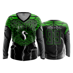 1615 FD Womens V-Neck Longsleeve THUNDER-DUCKS-2022