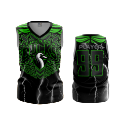 1615 FD Womens V-Neck Sleeveless THUNDER-DUCKS-2022