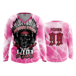 2993 FD Womens V-Neck Longsleeve THUNDER-STICKS-2022-1