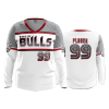 3415 FD Womens V-Neck Longsleeve RAGIN-BULLS-2