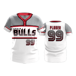 3415 FD WOMENS 2 BUTTON SCOOP NECK CL RAGIN-BULLS-2