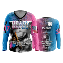 1727 FD Womens V-Neck Longsleeve HEART-1