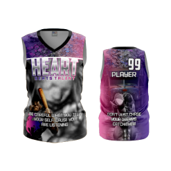 1727 FD Womens V-Neck Sleeveless HEART-2