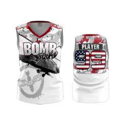 3412 FD Womens V-Neck Sleeveless BOMB-SQUAD-2