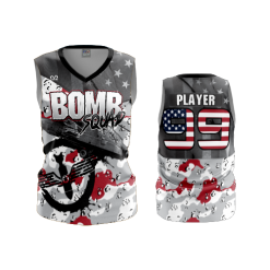3412 FD Womens V-Neck Sleeveless BOMBS-SQUAD-1