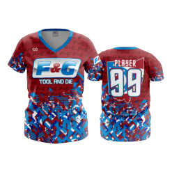 3406 FD Womens V-Neck F-AND-G-1