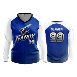 3407 FD Womens V-Neck Longsleeve GANDY-1