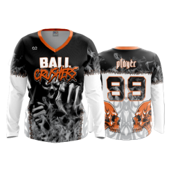 3418 FD Womens V-Neck Longsleeve BALL-CRUSHERS-2